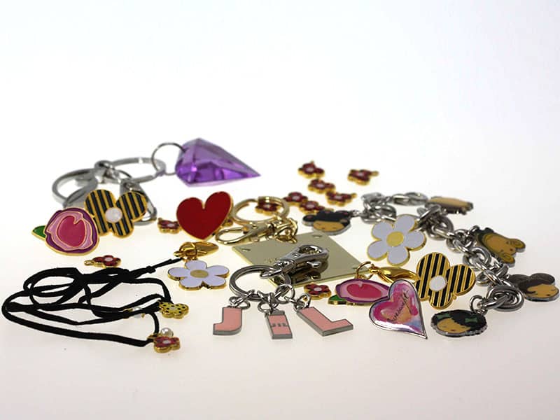 Fashion Jewelry, Pins, Key-Holders, and Bracelets