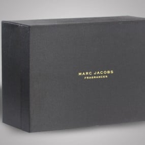 Marc Jacobs Hinged Black Satin Box
